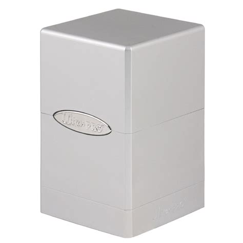 deck box satin tower metallic silver|ultra pro satin tower.